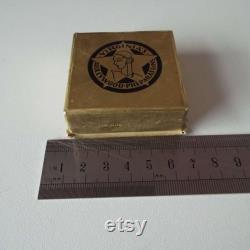 Vintage Powder Box Virginia's Hollywood Preparations Face Powder Unopened Art Deco 1930's 1940's Powder Box Rare Powder Box