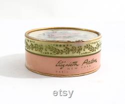 Vintage Powder Compacts Elizabeth Arden Box and Green Faux Leather Compact
