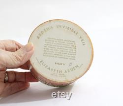 Vintage Powder Compacts Elizabeth Arden Box and Green Faux Leather Compact