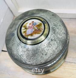 Vintage Powder Container Collection, Mascot, Floral Details, Music Box Options