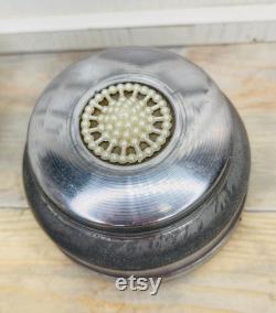 Vintage Powder Container Collection, Mascot, Floral Details, Music Box Options