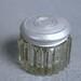 Vintage Powder Vanity Jar with Aluminum Lid