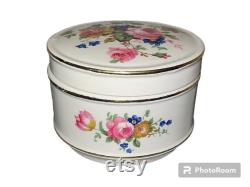 Vintage Sadler and Sons Powder Dish Trinket Box with Lid