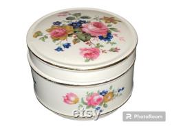 Vintage Sadler and Sons Powder Dish Trinket Box with Lid