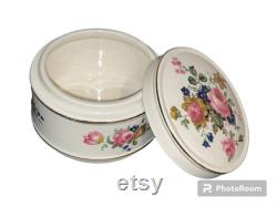 Vintage Sadler and Sons Powder Dish Trinket Box with Lid
