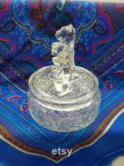 Vintage Scottie Dog Powder Jar