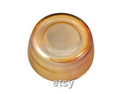 Vintage Scottie Dog Powder Jar, Vanity, Dresser Trinket Jewelry Dish, Marigold Depression Glass, Jeannette, Scottish Terrier Gift