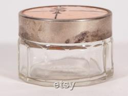 Vintage Small Art Deco Powder Jar