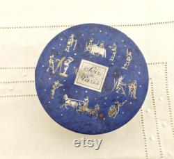 Vintage Soir De Paris Powder Box 1920s Art Deco Bourjois Face Powder