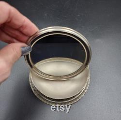 Vintage Soviet Powder Box Hand-Painted Enamel, Peter the Great