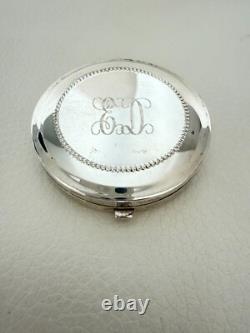 Vintage Sterling Silver Powder Box