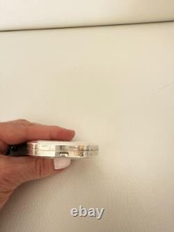 Vintage Sterling Silver Powder Box