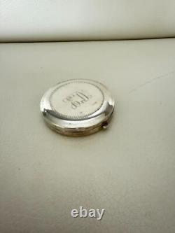 Vintage Sterling Silver Powder Box