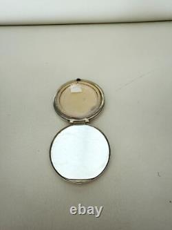 Vintage Sterling Silver Powder Box