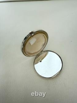 Vintage Sterling Silver Powder Box