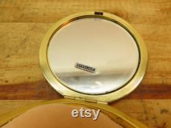 Vintage Sterling Tri Colored Makeup Powder Box