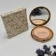 Vintage Stratton Mini Convertible Powder Compact Mirror Enamel Flower England