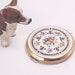 Vintage Stratton Powder Case made in England, Floral Motif Powder Compact,