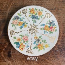 Vintage Stratton floral compact powder case