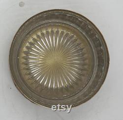 Vintage Stylebuilt Gold Filigree Powder Trinket Box Hollywood Regency Decor