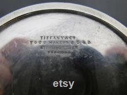 Vintage TIFFANY and Co Sterling Silver BABY Powder Jar with Original Puff