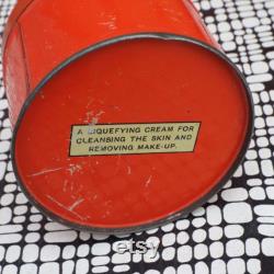 Vintage Tin Leichner Removing Cream No. 251 Tin Art Deco 1920's 1930's Tin Vanity Storage Theatrical Make-Up Face Cleanser Skin Cleanser