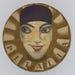 Vintage Tokalon Powder Box Petalia Pierrot Face Powder Box Vanity Storage French Powder Box