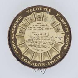 Vintage Tokalon Powder Box Petalia Pierrot Face Powder Box Vanity Storage French Powder Box