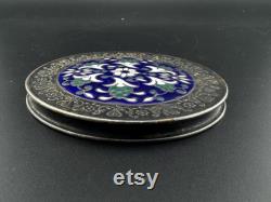 Vintage USSR Powder Box Enamel