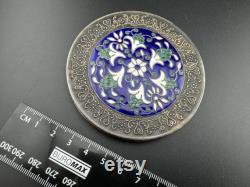 Vintage USSR Powder Box Enamel