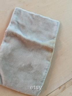 Vintage Ultima II Maroon Enamel Compact P 62 Revlon Translucent Pressed Powder and Original Velvet Sack