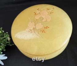 Vintage Variety Italian Genuine Alabaster Stone Trinket Lidded Box-Avon 1970s Victorian Jadeite Milk Glass Soap Dish-Made in Italy-Collector