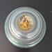 Vintage Victorian Blue Metal Powder Box