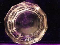 Vintage Victorian Engraved Sterling Silver Glass Powder Jar in Excellent Condition