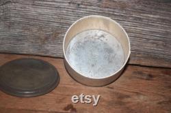 Vintage Victorian Round Powder or Jewelry Box