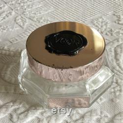 Vintage Viktor and Rolf Flower Bomb Glass Dresser Jar. Empty Octagon Shaped Jar to Use for a Dresser Jewelry or Trinket Collector Powder Box.