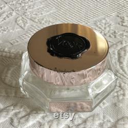 Vintage Viktor and Rolf Flower Bomb Glass Dresser Jar. Empty Octagon Shaped Jar to Use for a Dresser Jewelry or Trinket Collector Powder Box.