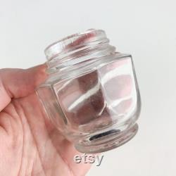 Vintage Violet Dulce Talcum Powder Harmony Of Boston Glass Jar Vanity Boudoir, Romantic Victorian Decor