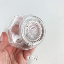 Vintage Violet Dulce Talcum Powder Harmony Of Boston Glass Jar Vanity Boudoir, Romantic Victorian Decor