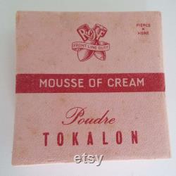 Vintage WWII Tokalon Face Powder Box Shade Rachel Unused Front Line Duty War Effort Vanity Item Make-Up Military Collectable WW2