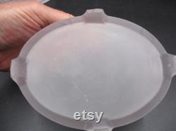 Vintage Wendy Pink Satin Glass Powder Jar