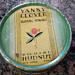 Vintage Yanky Clover Dusting Powder Tin with Some Powder Richard Hudnut New York Paris Art Deco Decor