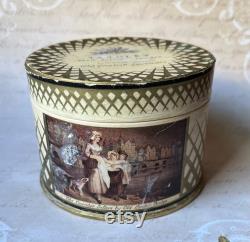 Vintage Yardley Bath Dusting Powder, Old English Lavender, Empty Presentation Box The Lavender Sellers Logo, Collectible Vanity Display