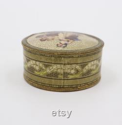 Vintage Yardley Complexion Powder Container Rachel No. 1, Lavender Perfumery Series Vanity Decor