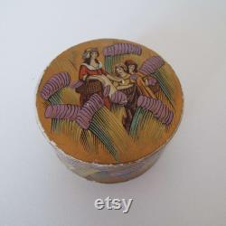 Vintage Yardley English Complexion Powder Face Powder Box Lavender Powder 1930's 1940's Vanity storage Cosmetics Beauty Make-Up