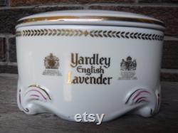 Vintage Yardley English Lavender Oval Soap Porcelain Powder Trinket Box