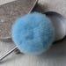 Vintage art deco 1920s swans down pastel blue powder puff with a chrome telescoping handle in original box. New vintage, unused. Dainty