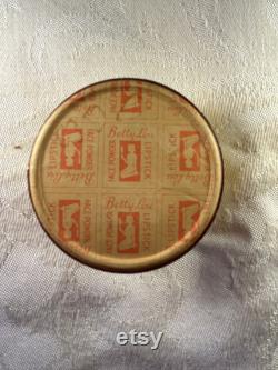 Vintage box of facial powder, box and contents, Betty Lou brand