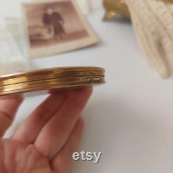 Vintage face powder with mirror