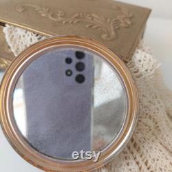 Vintage face powder with mirror
